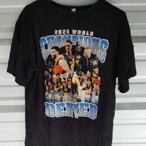 Black 2023 World Champions Denver T-Shirt